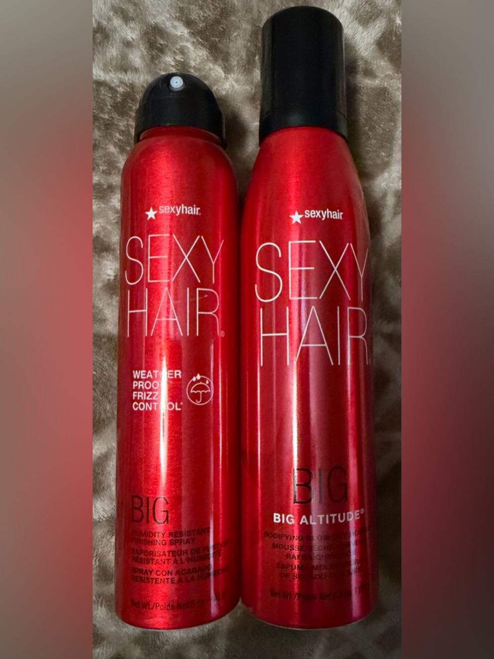 Big Sexy Hair Full Size Bundle; Anti-Frizz Spray and Bodifying Mousse new/unused